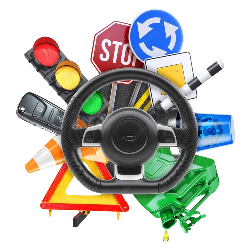 Driving school logo
